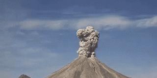 Volcanic eruption